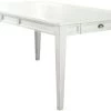 Steve Silver Co. Cayla Antiqued White Table With Leaf