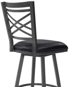 Armen Living Fargo Black 26" Counter Stool -Furniture Store 55ea4425 6838 43a5 8f99 32efcb872f16