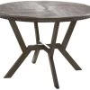 Steve Silver Co. Alamo Gray 45" Round Dining Table