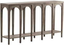 Crestview Collection Gotham Dark Brown Console Table