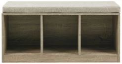 Olliix By 510 Design Zeus Gray Cube Organizer Storage Bench