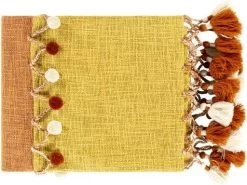 Surya Amarie Burnt Orange 50"x60" Throw Blanket