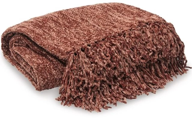 Signature Design By Ashley® Tamish Rust Throw Blanket 4 Signature Design By Ashley® Tamish Rust Throw Blanket - Image 2