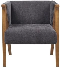 Olliix By Madison Park Carla Charcoal Accent Lounge Chair