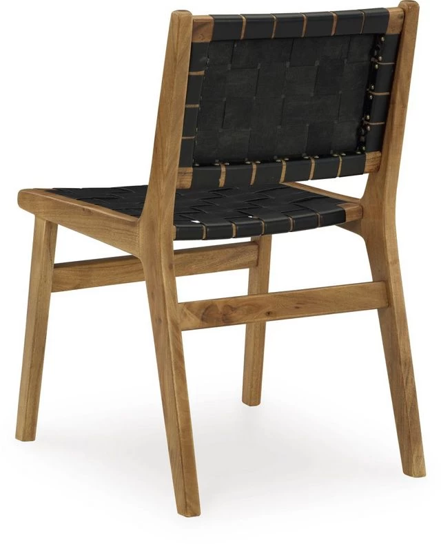 Signature Design By Ashley® Fortmaine Black/Brown Dining Side Chair 4 Signature Design By Ashley® Fortmaine Black/Brown Dining Side Chair - Image 2