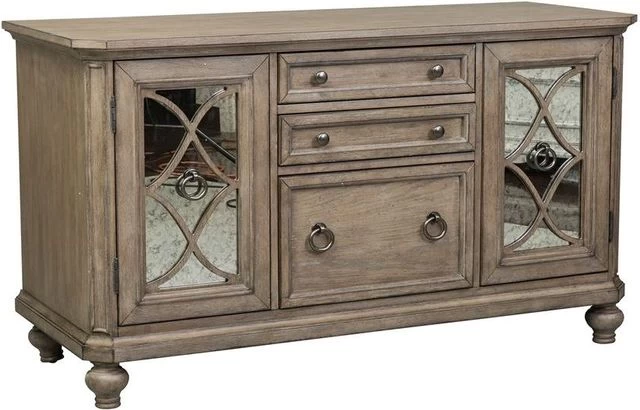 Liberty Simply Elegant Heathered Taupe Credenza