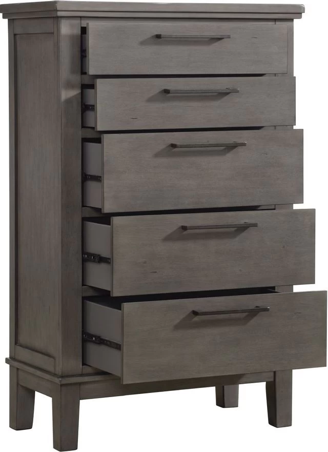 Benchcraft® Hallanden Antiqued Gray Chest 4 Benchcraft® Hallanden Antiqued Gray Chest - Image 2