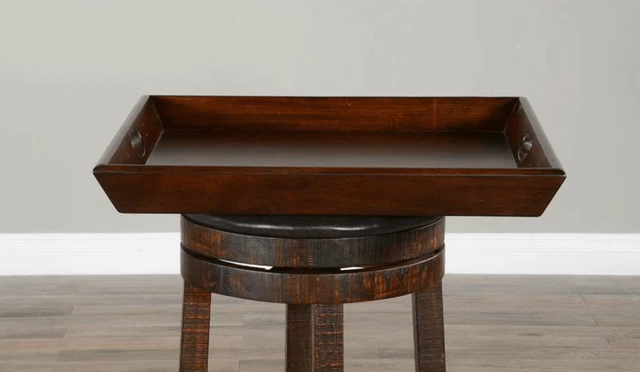 Sunny Designs™ Santa Fe Dark Chocolate Ottoman Tray 4 Sunny Designs™ Santa Fe Dark Chocolate Ottoman Tray - Image 2