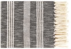 Surya Callan Black 50"x60" Throw Blanket