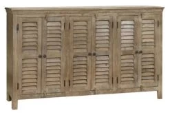 Crestview Collection Bengal Manor Mango Wood Grey Sideboard