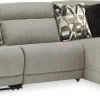 Signature Design By Ashley® Colleyville 3-Piece Stone Power Reclining Sectional With Chaise -Furniture Store 61390951 3d03 4dd0 b513 0818b0930dfe