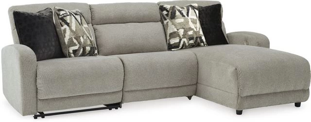 Signature Design By Ashley® Colleyville 3-Piece Stone Power Reclining Sectional With Chaise 3 Signature Design By Ashley® Colleyville 3-Piece Stone Power Reclining Sectional With Chaise