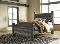 Signature Design By Ashley® Wynnlow 3pc Rustic Gray Queen Upholstered Poster Bedroom Set P73783461 11 Signature Design By Ashley® Wynnlow 3pc Rustic Gray Queen Upholstered Poster Bedroom Set P73783461 -Furniture Store 61b98c92 c265 405e 96cf 875f9350708a 1