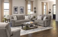 IAmerica Childers Stonewash Power Reclining Loveseat