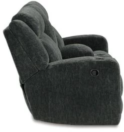 Signature Design By Ashley® Martinglenn Ebony Reclining Loveseat With Console -Furniture Store 6206e329 6c80 4aea b6ca e262b77cb820