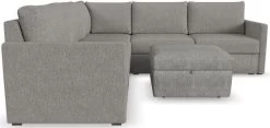Flex By Flexsteel® 5-Piece Gray 5-Seat Sectional With Storage Ottoman -Furniture Store 62666900 98bf 446c 9dc1 39cd1e156bb4