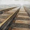 Crestview Collection Rail Way Brown Wall Art -Furniture Store 6270deda 5891 4c17 b78d 62dc4fd00300