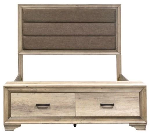 Liberty Sun Valley Light Brown Full Upholstered Storage Bed 4 Liberty Sun Valley Light Brown Full Upholstered Storage Bed - Image 2