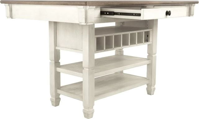 Signature Design By Ashley® Bolanburg 5pc Two-tone Counter Height Dining With 2 FREE Stools P08073220 6 Signature Design By Ashley® Bolanburg 5pc Two-tone Counter Height Dining With 2 FREE Stools P08073220 - Image 4