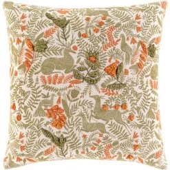 Surya Tanzania Olive 22"x22" Toss Pillow Shell Only