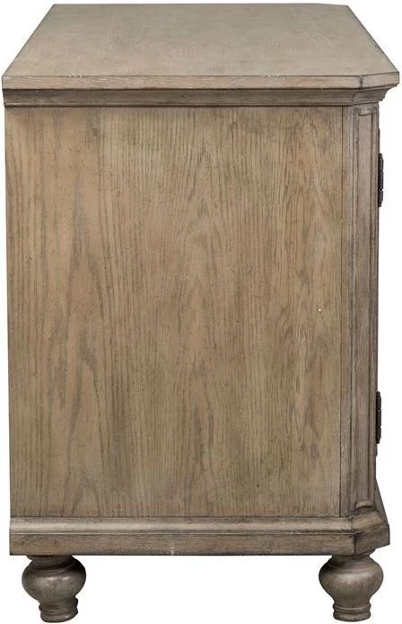 Liberty Simply Elegant Heathered Taupe Credenza 5 Liberty Simply Elegant Heathered Taupe Credenza - Image 3