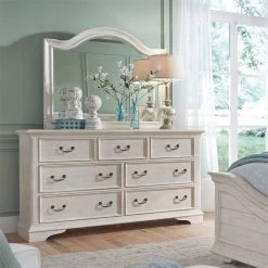 Liberty Bayside Antique White Dresser And Mirror 9 Liberty Bayside Antique White Dresser And Mirror -Furniture Store 647e2ff9 7815 4c55 8e89 f1278a771183