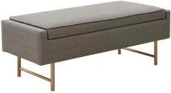 Olliix By Madison Park Grey Heath Accent Bench -Furniture Store 64be6176 fc38 4ebc 9be2 0146c0ff00b6