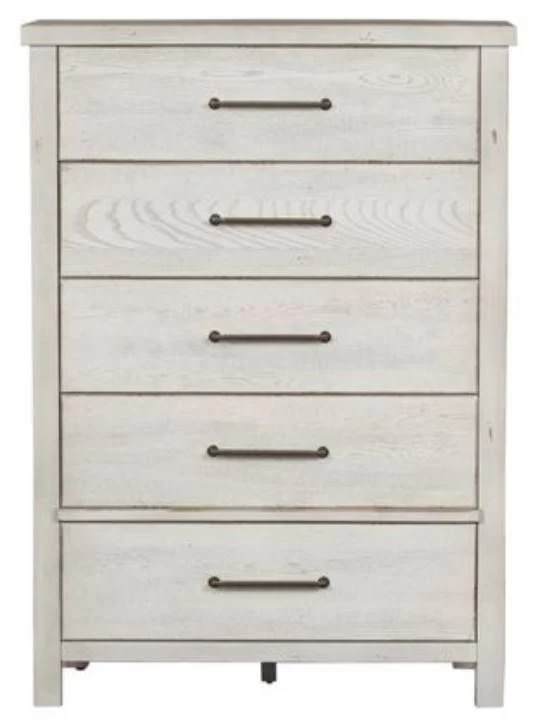 Liberty Modern Farmhouse Flea Market White Chest 4 Liberty Modern Farmhouse Flea Market White Chest - Image 2