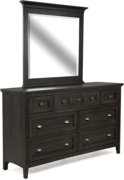 Magnussen Home® Westley Falls Graphite Drawer Dresser -Furniture Store 65ccfa97 5606 41a0 9c46 19a708226db3