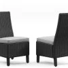 Signature Design By Ashley® Beachcroft 2-Piece Black Outdoor Side Chair Set -Furniture Store 6721feaf 2824 49d3 bd2a ab421513d90f
