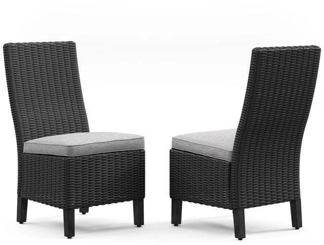 Signature Design By Ashley® Beachcroft 2-Piece Black Outdoor Side Chair Set 3 Signature Design By Ashley® Beachcroft 2-Piece Black Outdoor Side Chair Set