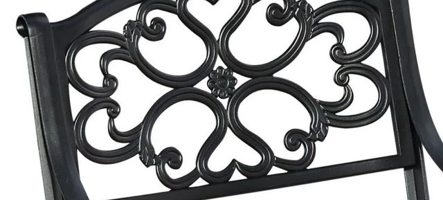 Homestyles® Sanibel Black Outdoor Swivel Rocking Chair 4 Homestyles® Sanibel Black Outdoor Swivel Rocking Chair - Image 2