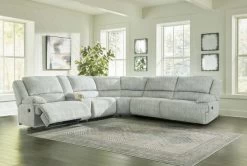 Signature Design By Ashley® McClelland 6-Piece Gray Reclining Sectional -Furniture Store 69041858 df49 4d74 b873 2bda5ad47296