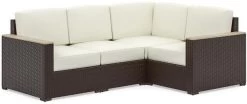 Homestyles® Palm Springs 4-Piece Brown Sectional Set -Furniture Store 6940caef a148 45d2 97ce 3adcecffb602