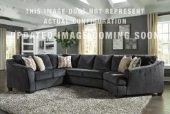 Signature Design By Ashley® Eltmann 4-Piece Slate Cuddler Sectional