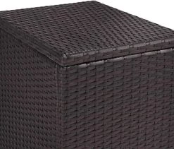 Crosley Furniture® Palm Harbor Brown Outdoor Wicker Side Table -Furniture Store 6a4a1a3e 5a48 4459 b183 95f275b57f90