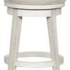 Liberty Furniture Modern Farmhouse White Console Swivel Stool - Set Of 2