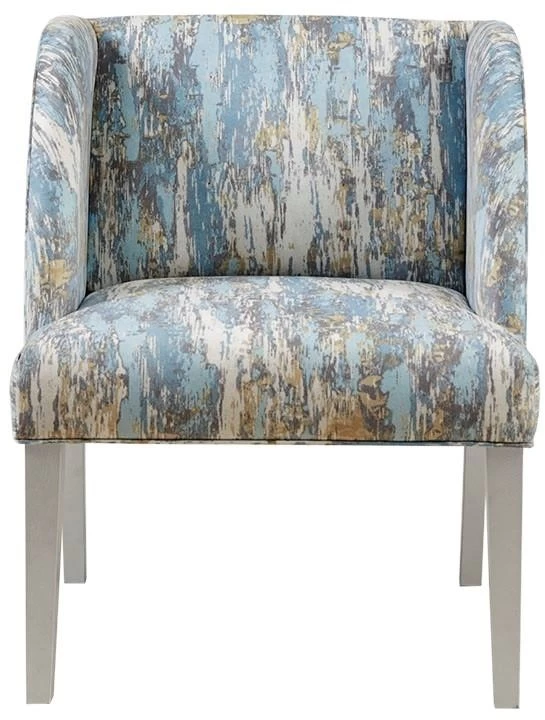 Olliix By Madison Park Delilah Grey/Blue Wingback Accent Lounge Chair 3 Olliix By Madison Park Delilah Grey/Blue Wingback Accent Lounge Chair