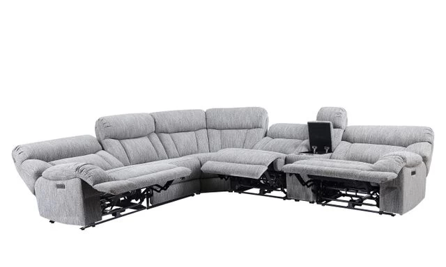 Steve Silver Co. Park City Pumice Grey Power Reclining Sectional 4 Steve Silver Co. Park City Pumice Grey Power Reclining Sectional - Image 2