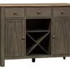 Liberty Lindsey Farm Gray/Sandstone Server -Furniture Store 6d584d95 b660 4719 bea3 ccd2766edb33