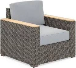 Homestyles® Boca Raton 4-Piece Brown Outdoor Loveseat Set -Furniture Store 6e174502 897e 4499 9e5b 767b46a1ee91