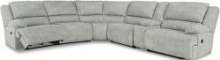 Signature Design By Ashley® McClelland 6-Piece Gray Reclining Sectional