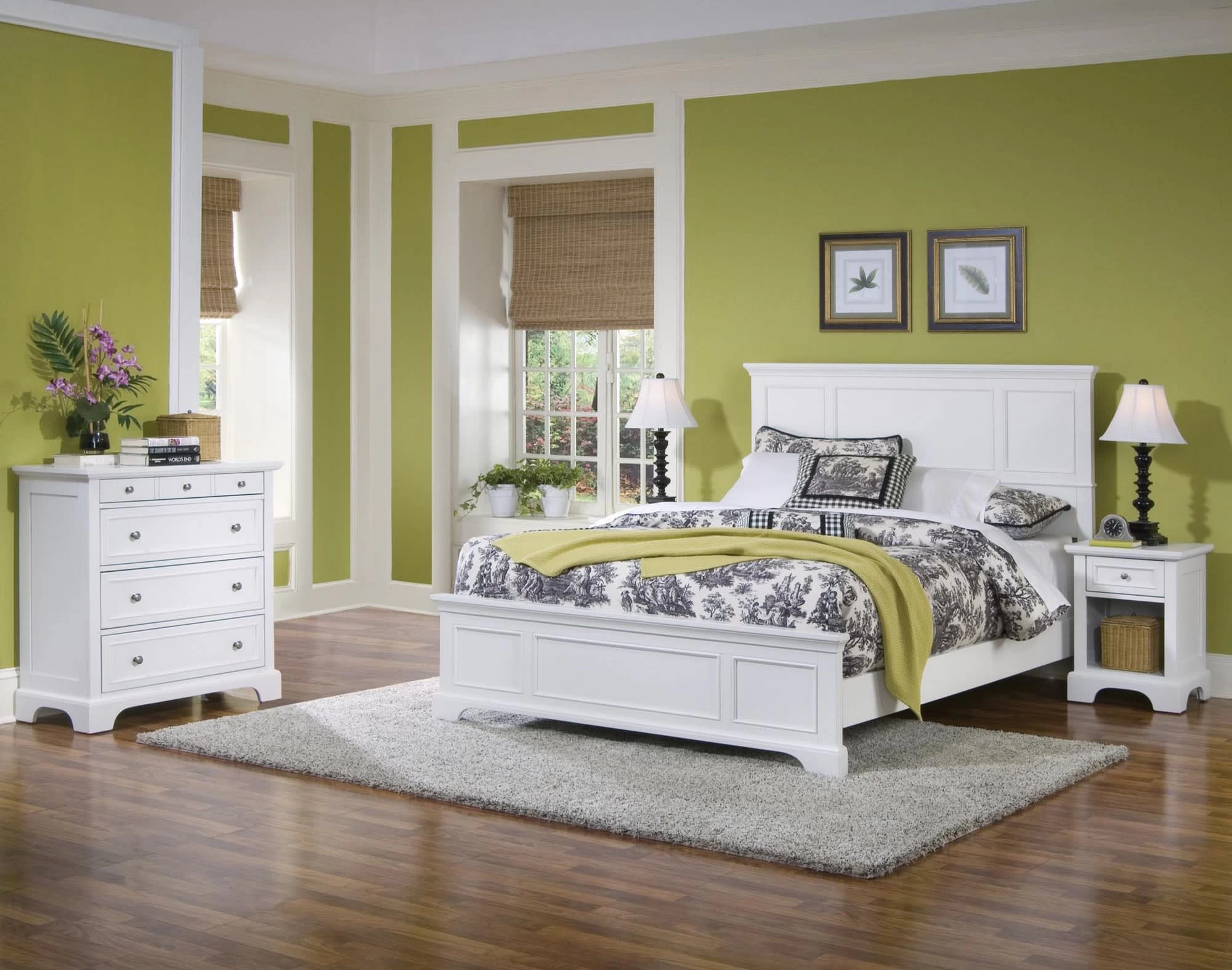 Homestyles® Naples 3-Piece Off-White Queen Bedroom Set 7 Homestyles® Naples 3-Piece Off-White Queen Bedroom Set - Image 5