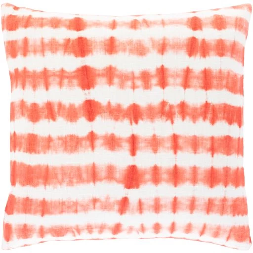 Surya Suji Burnt Orange 18"x18" Toss Pillow Shell Only 3 Surya Suji Burnt Orange 18"x18" Toss Pillow Shell Only