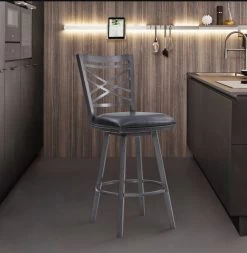 Armen Living Fargo Black 26" Counter Stool -Furniture Store 70a5d577 4f11 485c 9ccc d84e15849d08