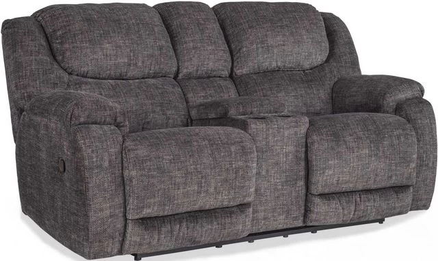 HomeStretch Apache Chocolate Reclining Console Loveseat 3 HomeStretch Apache Chocolate Reclining Console Loveseat