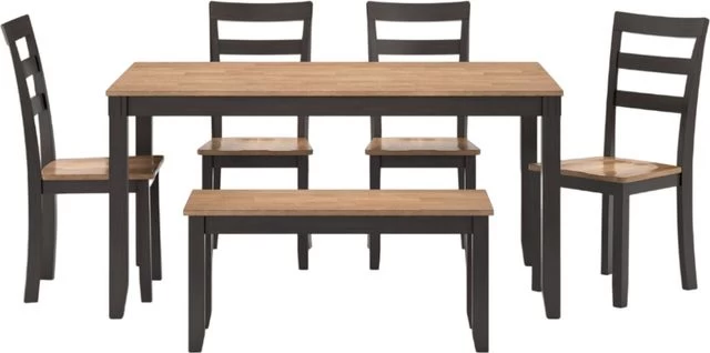 Signature Design By Ashley® Gesthaven Natural/Brown 6-Piece Dining Set 4 Signature Design By Ashley® Gesthaven Natural/Brown 6-Piece Dining Set - Image 2