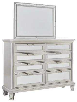 Signature Design By Ashley® Lindenfield Silver Dresser And Mirror 3 Signature Design By Ashley® Lindenfield Silver Dresser And Mirror