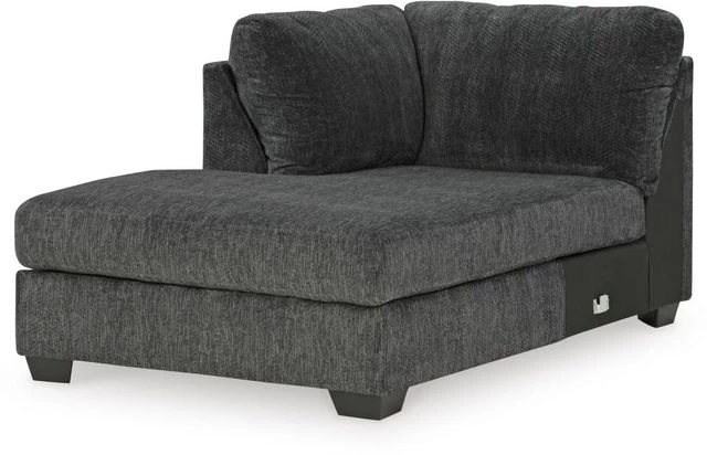 Signature Design By Ashley® Biddeford 2-Piece Ebony Left-Arm Facing Sectional With Corner Chaise 4 Signature Design By Ashley® Biddeford 2-Piece Ebony Left-Arm Facing Sectional With Corner Chaise - Image 2