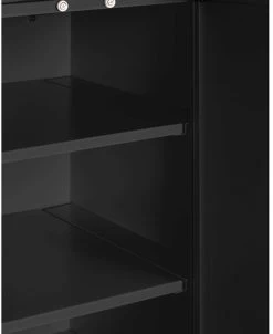 Summit 12" Jet Black Wall Cabinet -Furniture Store 733becc5 178f 4553 afd1 1c359a95a263
